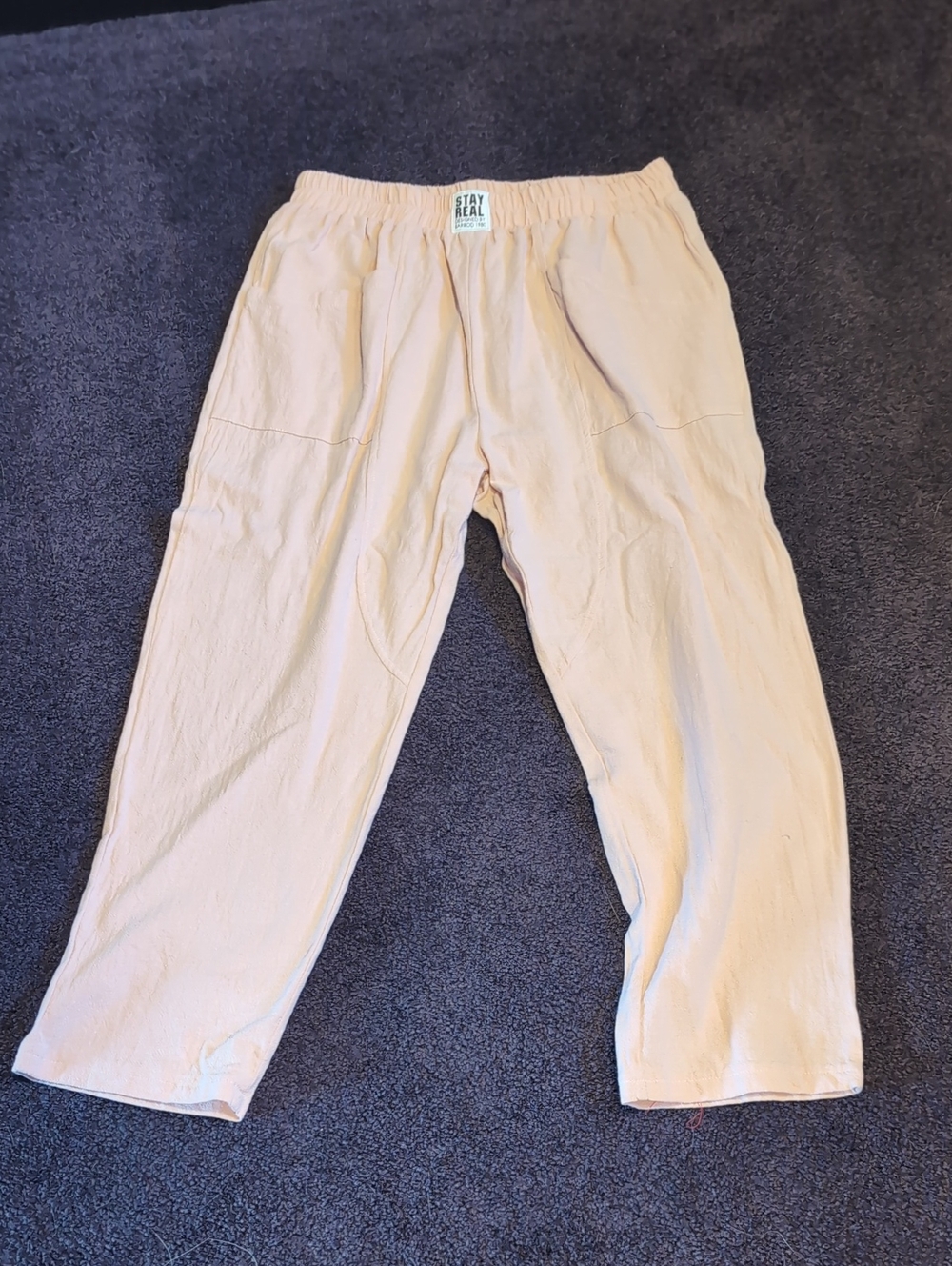 Light Pink Pull-On Pants
